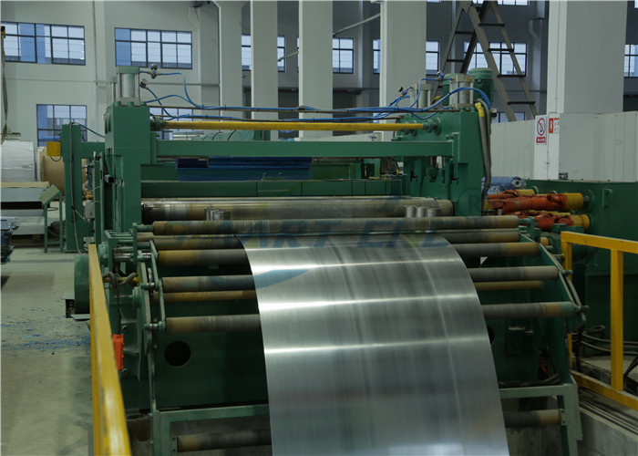 Rotary Shear Cut To Length Line , Metal Cutting Machine High Accuracy